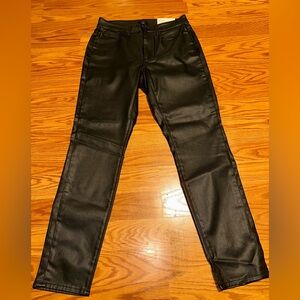 Ann Taylor Faux Leather Pants Womens